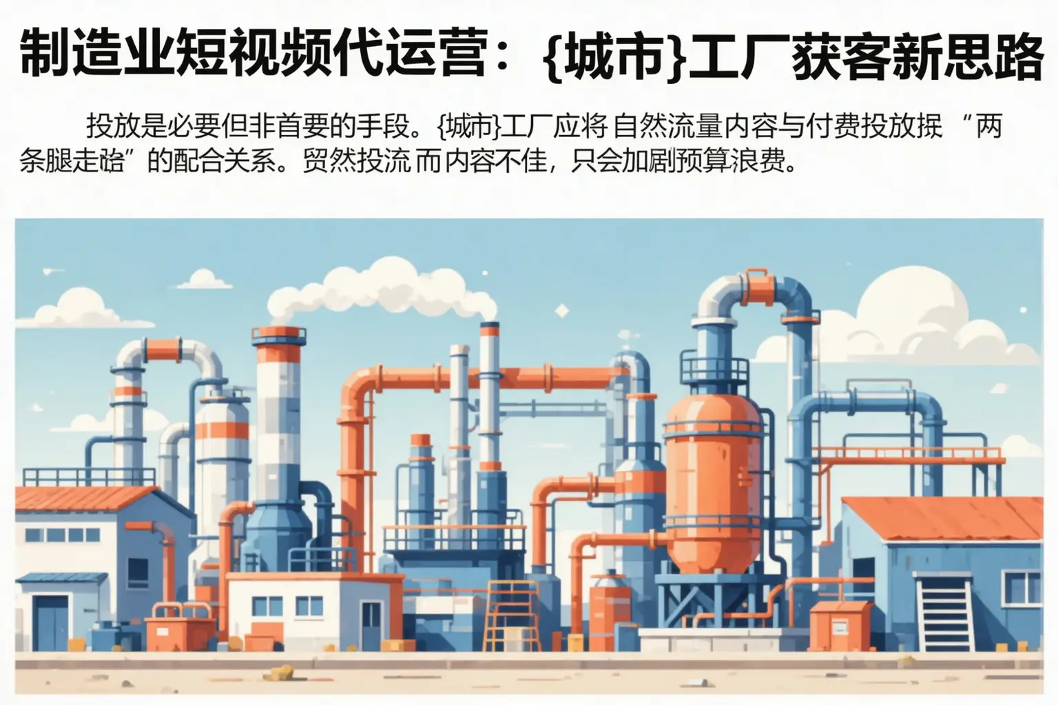 制造业短视频代运营：莆田工厂获客新思路