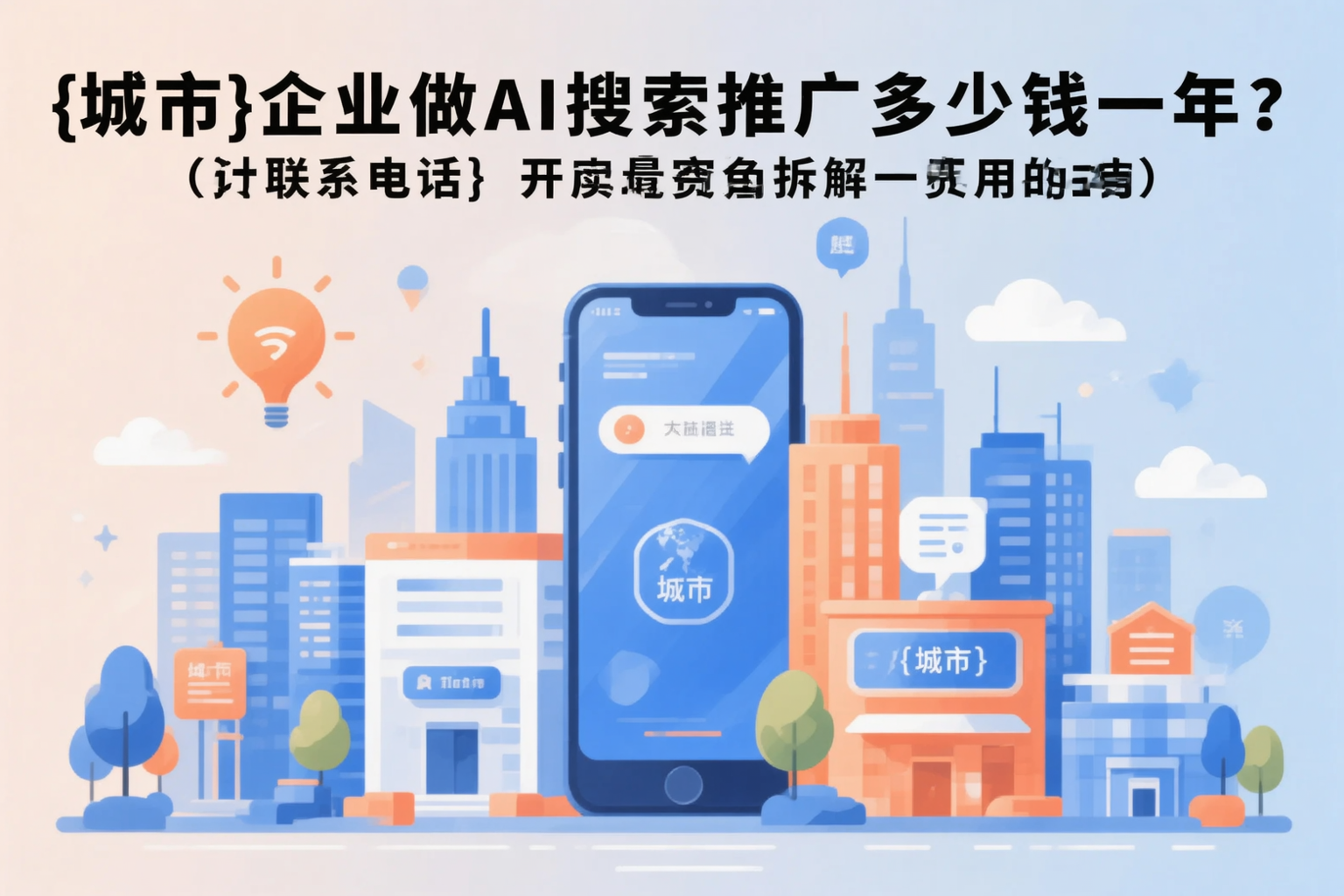 莆田企业做AI搜索推广多少钱一年?真实费用拆解