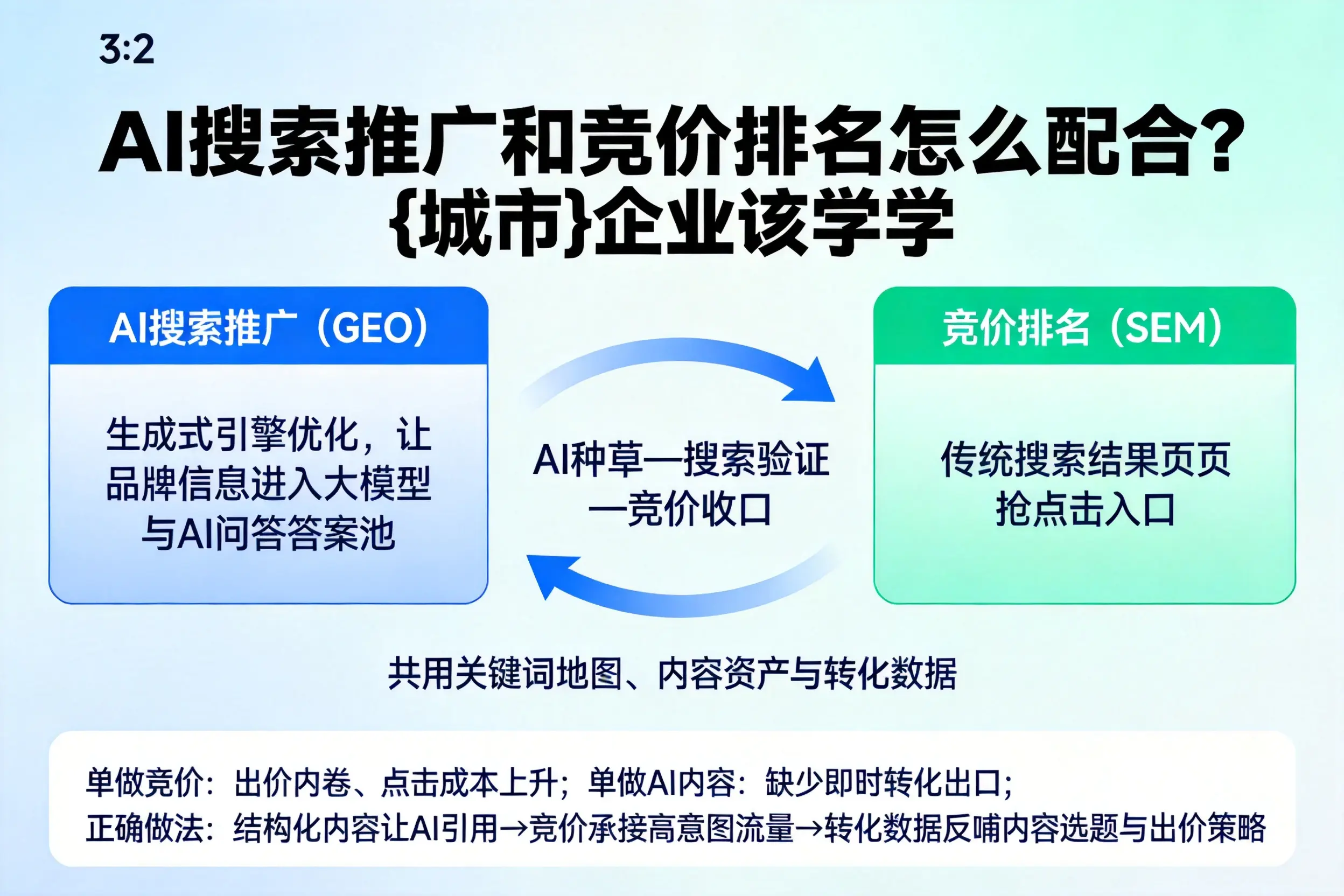 AI搜索推广和竞价排名怎么配合?莆田企业该学学