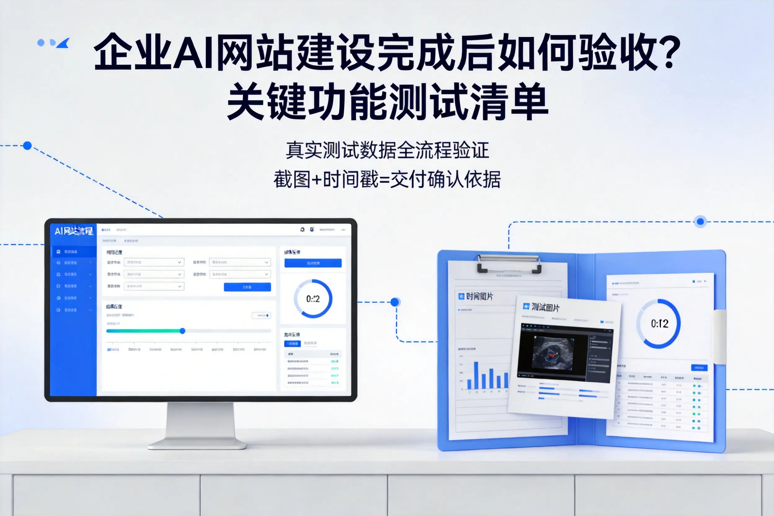 莆田企业AI网站建设完成后如何验收?关键功能测试清单