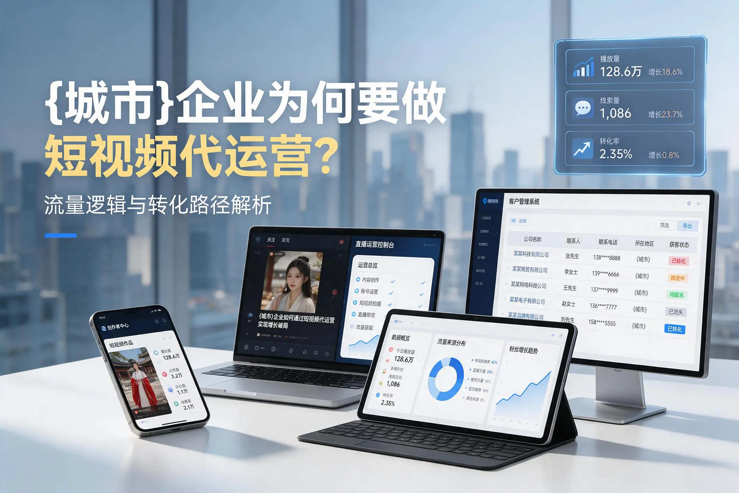 莆田企业为何要做短视频代运营?流量逻辑与转化路径解析
