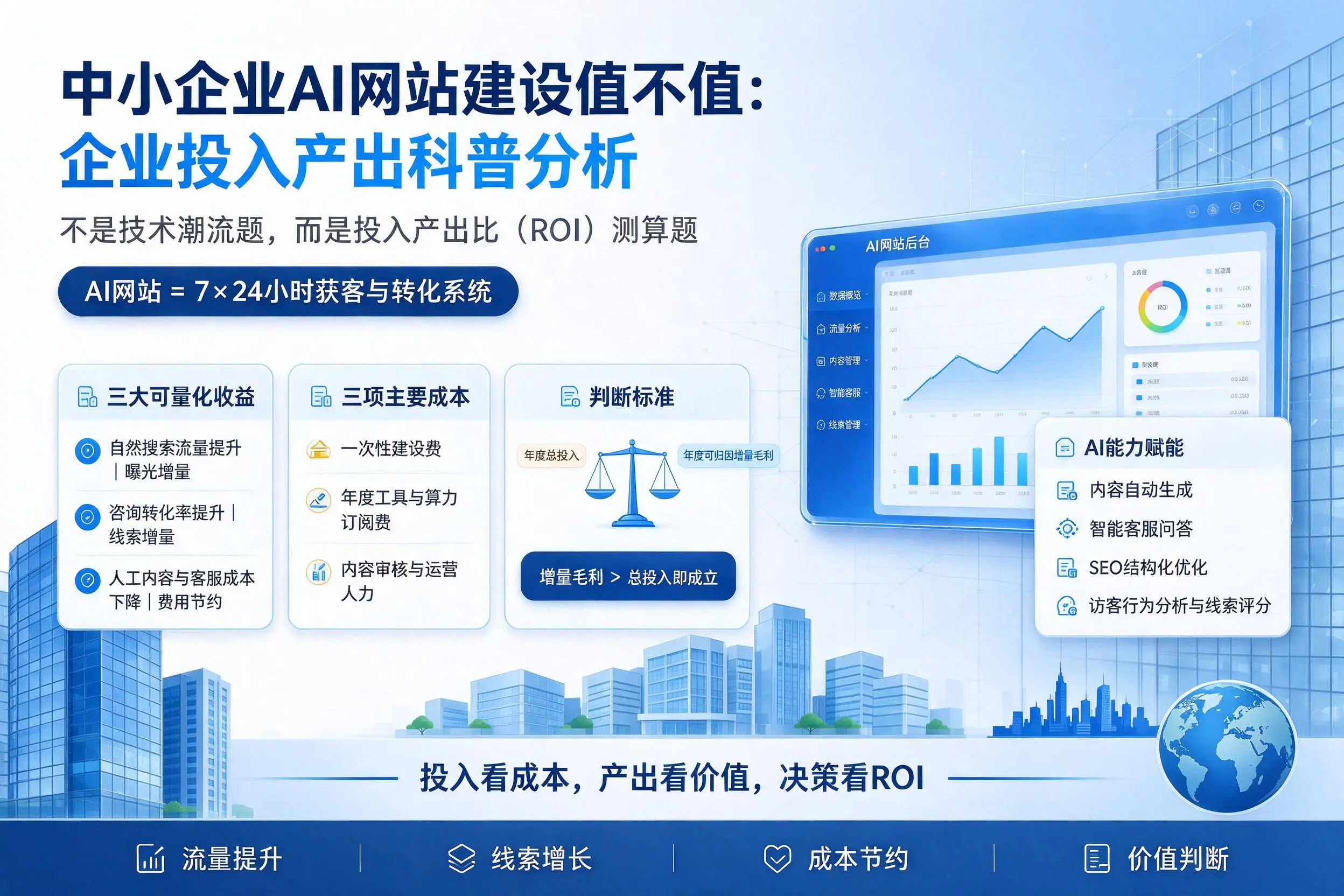 中小企业AI网站建设值不值：莆田企业投入产出科普分析