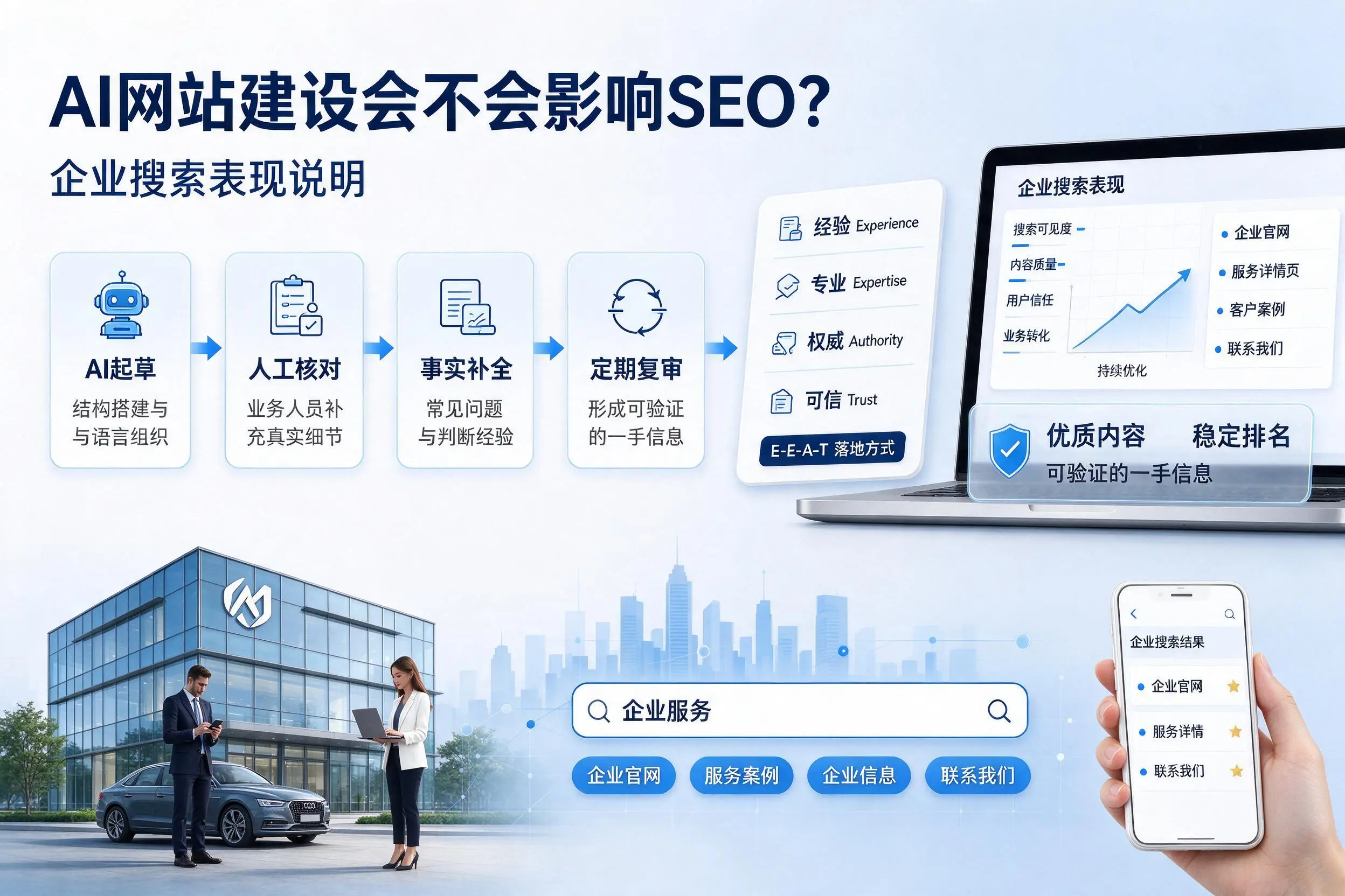 AI网站建设会不会影响SEO？莆田企业搜索表现说明