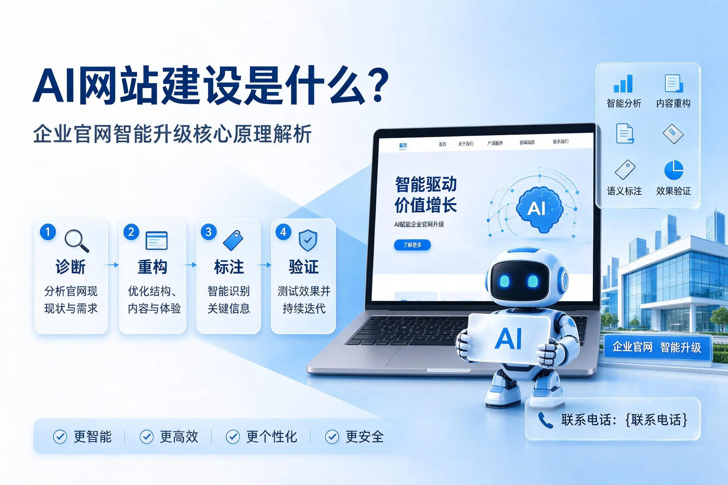 AI网站建设是什么？莆田企业官网智能升级核心原理解析
