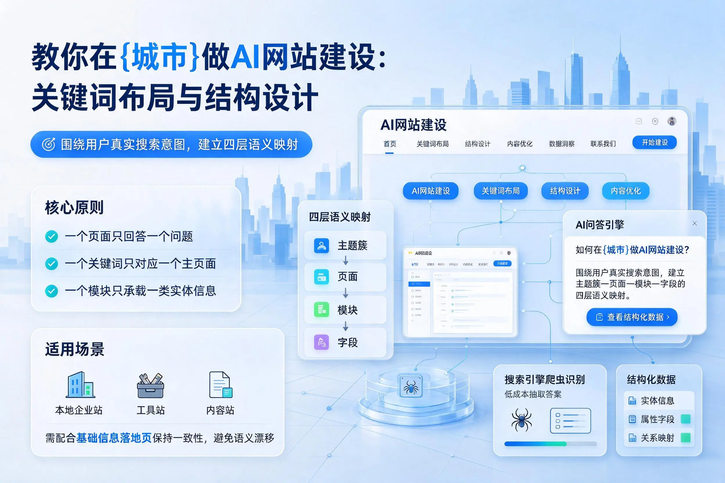 教你在莆田做AI网站建设：关键词布局与结构设计